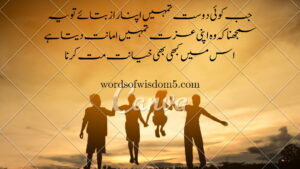 22 friendship quotes in urdu