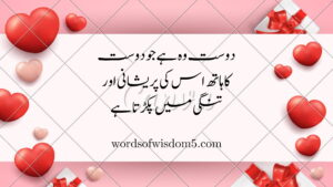 22 friendship quotes in urdu